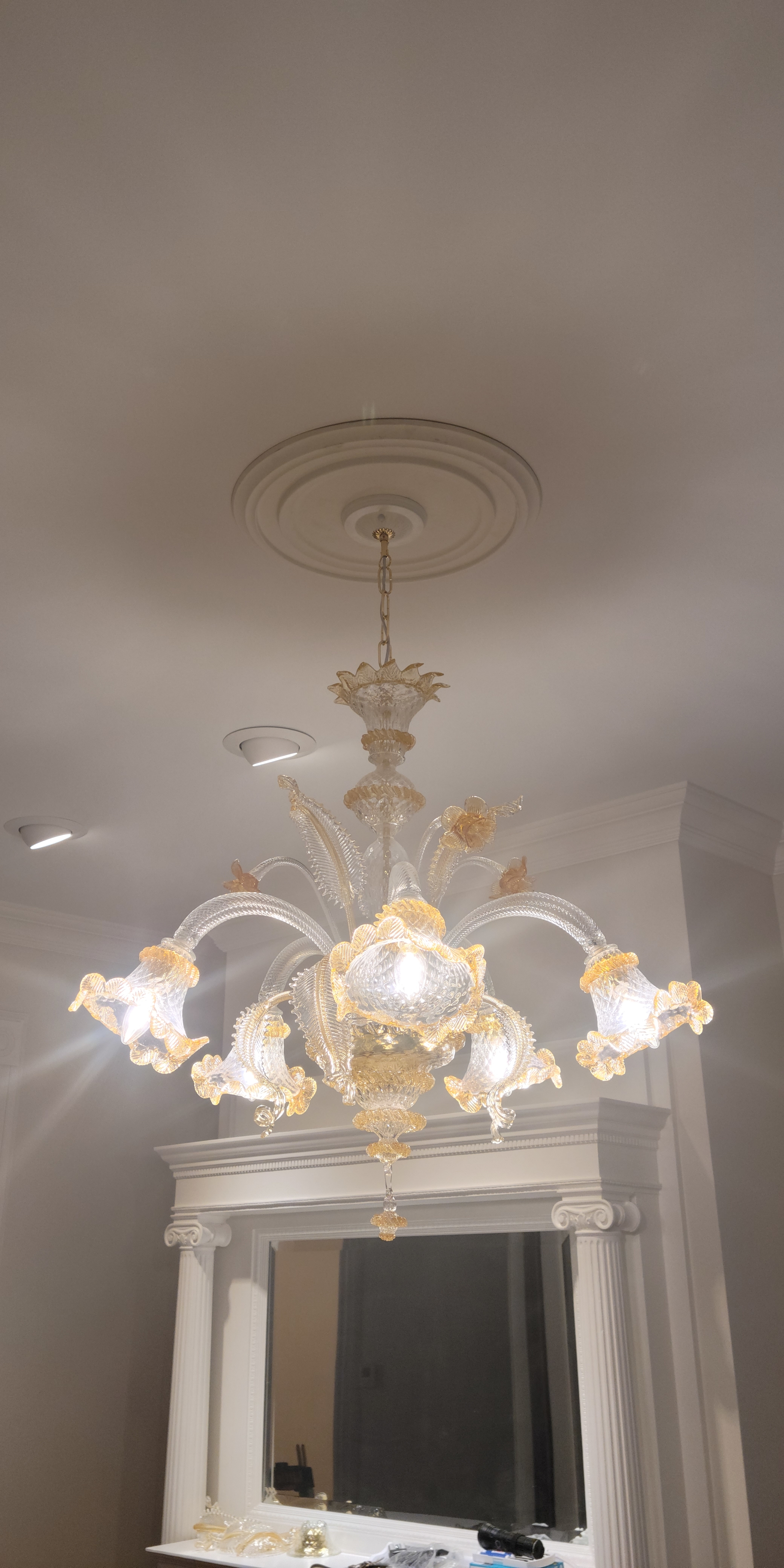 Glass Chandelier